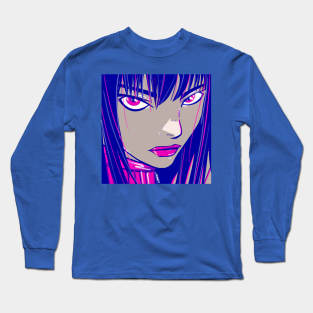 cyberpunk lady ecopop lust women art Long Sleeve T-Shirt